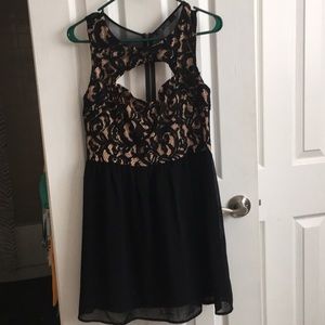 Laced cocktail dress